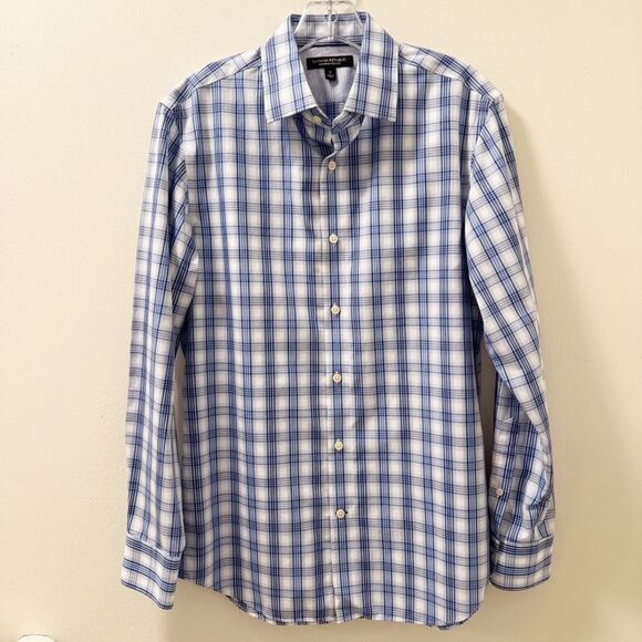 Banana Republic Non-Iron Slim Fit Dress Shirt - Size Small - Picture 1 of 4